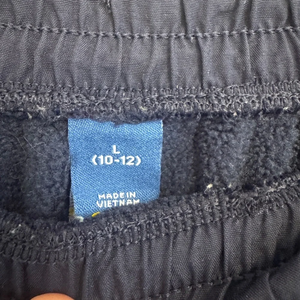 Old Navy Kids Navy Joggers with Orange Accent